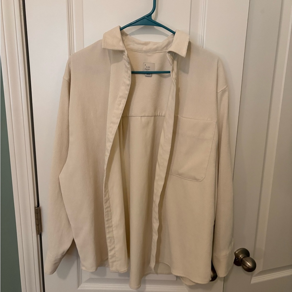 Corduroy Shacket size Medium